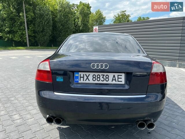 Синий Ауди А4, объемом двигателя 2.5 л и пробегом 290 тыс. км за 4500 $, фото 3 на Automoto.ua