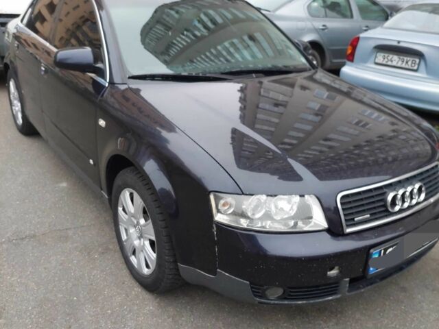 Синий Ауди А4, объемом двигателя 2.5 л и пробегом 370 тыс. км за 3700 $, фото 1 на Automoto.ua