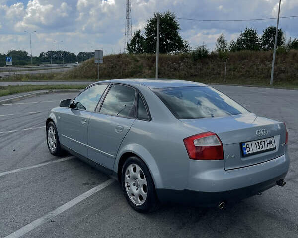 Синий Ауди А4, объемом двигателя 1.8 л и пробегом 265 тыс. км за 5500 $, фото 1 на Automoto.ua