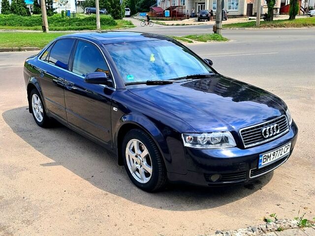 Синий Ауди А4, объемом двигателя 2 л и пробегом 220 тыс. км за 5200 $, фото 2 на Automoto.ua