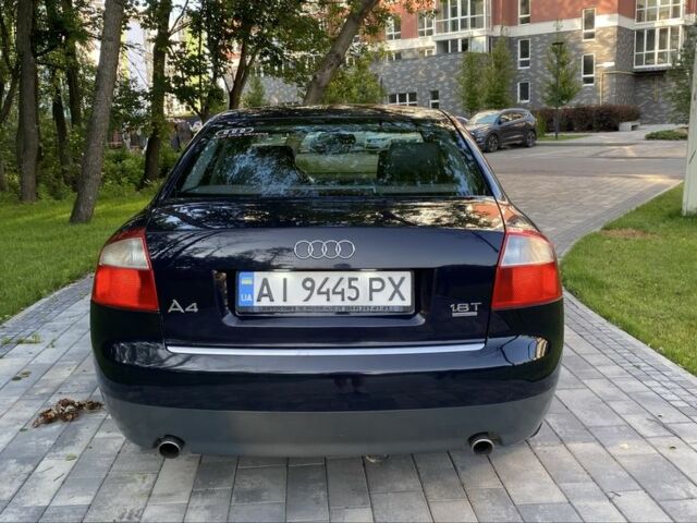 Синий Ауди А4, объемом двигателя 1.8 л и пробегом 310 тыс. км за 5400 $, фото 4 на Automoto.ua