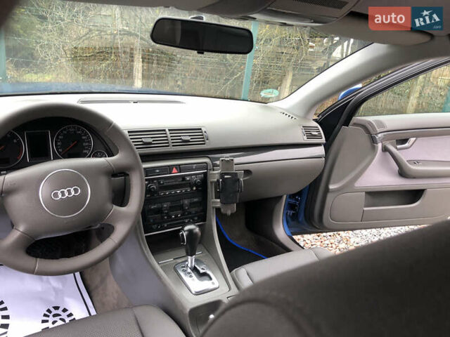 Синий Ауди А4, объемом двигателя 2 л и пробегом 200 тыс. км за 4750 $, фото 67 на Automoto.ua