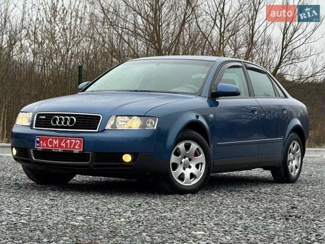 Синій Ауді А4, об'ємом двигуна 2 л та пробігом 205 тис. км за 4550 $, фото 2 на Automoto.ua