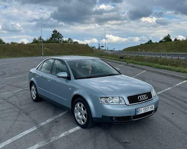 Синий Ауди А4, объемом двигателя 1.8 л и пробегом 265 тыс. км за 5500 $, фото 1 на Automoto.ua