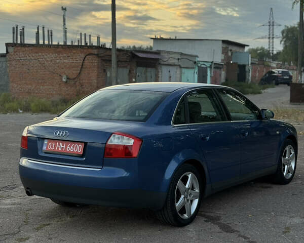 Синій Ауді А4, об'ємом двигуна 2 л та пробігом 187 тис. км за 5950 $, фото 3 на Automoto.ua
