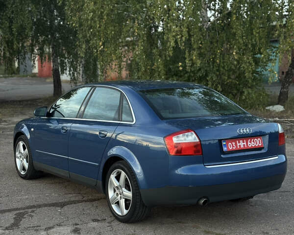 Синій Ауді А4, об'ємом двигуна 2 л та пробігом 187 тис. км за 5950 $, фото 1 на Automoto.ua