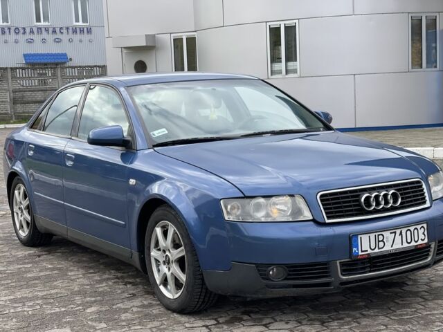 Синий Ауди А4, объемом двигателя 1.9 л и пробегом 300 тыс. км за 2200 $, фото 1 на Automoto.ua
