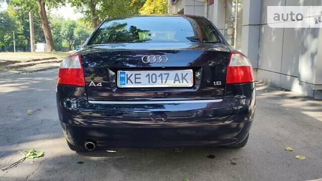 Синий Ауди А4, объемом двигателя 1.6 л и пробегом 151 тыс. км за 6100 $, фото 13 на Automoto.ua