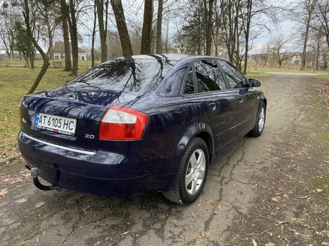 Синій Ауді А4, об'ємом двигуна 2 л та пробігом 222 тис. км за 3999 $, фото 1 на Automoto.ua