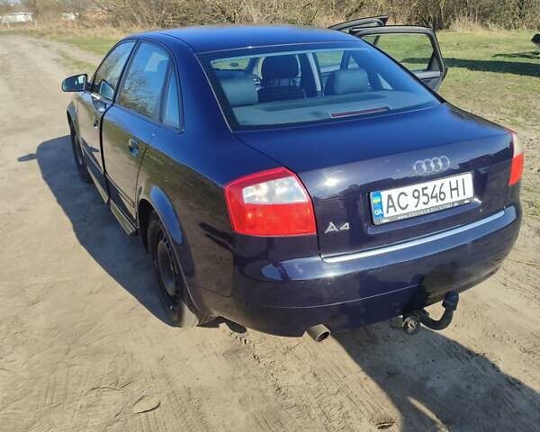 Синий Ауди А4, объемом двигателя 1.6 л и пробегом 221 тыс. км за 4800 $, фото 4 на Automoto.ua