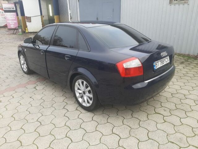 Синий Ауди А4, объемом двигателя 2.5 л и пробегом 314 тыс. км за 6500 $, фото 3 на Automoto.ua