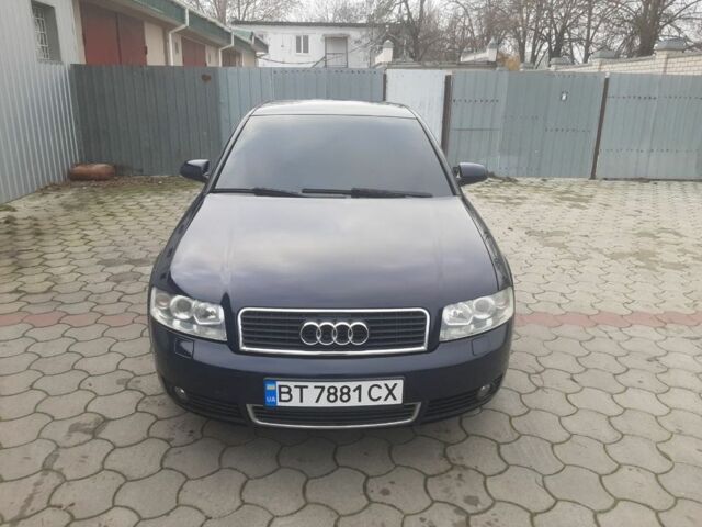 Синий Ауди А4, объемом двигателя 2.5 л и пробегом 314 тыс. км за 6500 $, фото 2 на Automoto.ua