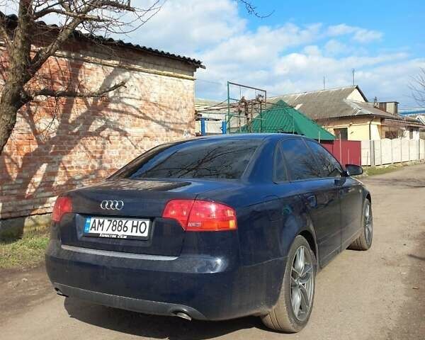 Синій Ауді А4, об'ємом двигуна 2.5 л та пробігом 237 тис. км за 7400 $, фото 2 на Automoto.ua