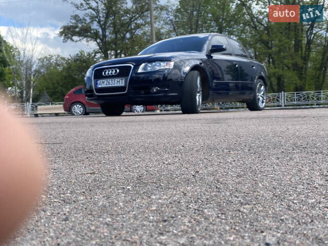 Синий Ауди А4, объемом двигателя 2.5 л и пробегом 240 тыс. км за 6200 $, фото 8 на Automoto.ua