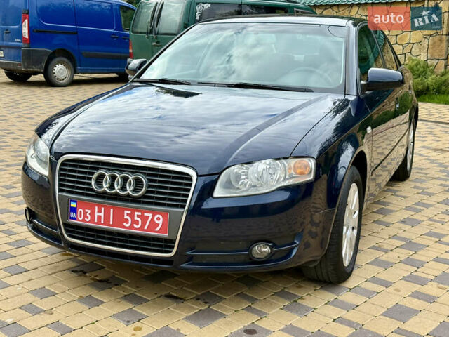 Синий Ауди А4, объемом двигателя 2 л и пробегом 181 тыс. км за 7300 $, фото 6 на Automoto.ua