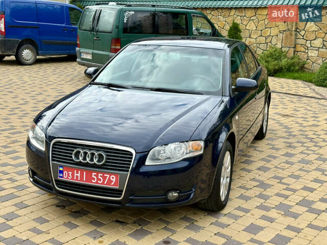 Синий Ауди А4, объемом двигателя 2 л и пробегом 181 тыс. км за 7300 $, фото 3 на Automoto.ua