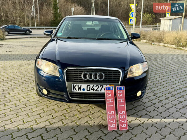 Синий Ауди А4, объемом двигателя 2 л и пробегом 181 тыс. км за 6950 $, фото 2 на Automoto.ua