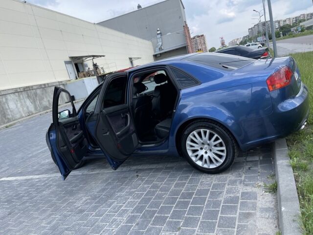 Синий Ауди А4, объемом двигателя 2 л и пробегом 209 тыс. км за 6700 $, фото 4 на Automoto.ua