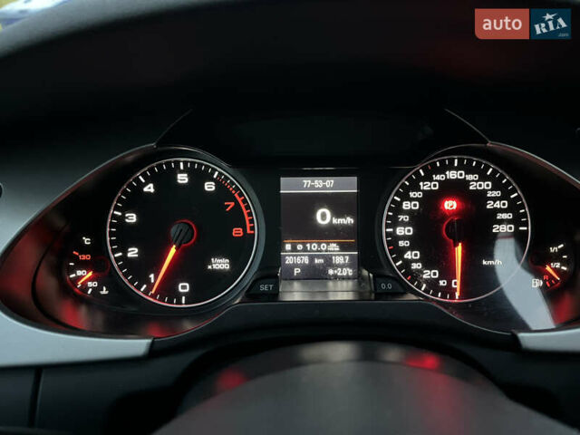 Синий Ауди А4, объемом двигателя 2 л и пробегом 202 тыс. км за 10500 $, фото 9 на Automoto.ua