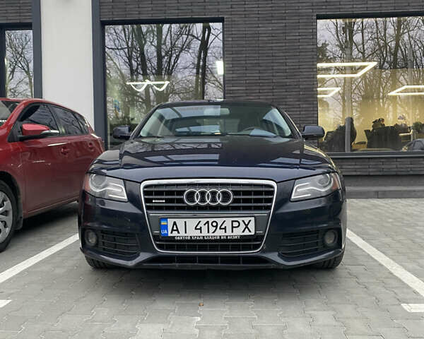 Синий Ауди А4, объемом двигателя 2 л и пробегом 355 тыс. км за 8800 $, фото 1 на Automoto.ua