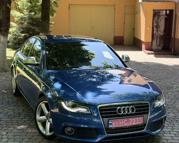 Синий Ауди А4, объемом двигателя 2 л и пробегом 218 тыс. км за 10450 $, фото 2 на Automoto.ua