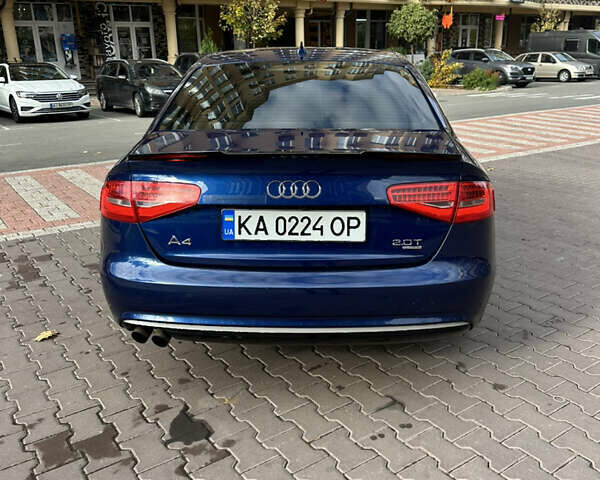 Ауді А4 2013 у Києві на Automoto.ua Синій Ауді А4, об'ємом двигуна 1.98 л та пробігом 200 тис. км за 10500 $, фото 4 на Automoto.ua