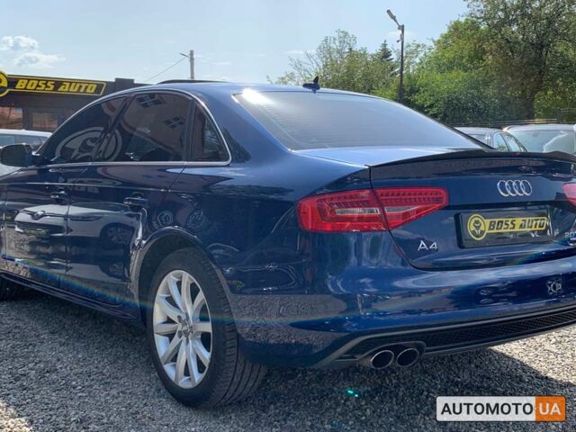 Синий Ауди А4, объемом двигателя 2 л и пробегом 133 тыс. км за 13300 $, фото 3 на Automoto.ua