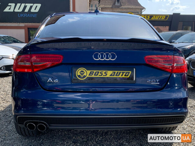 Синий Ауди А4, объемом двигателя 2 л и пробегом 133 тыс. км за 13300 $, фото 4 на Automoto.ua