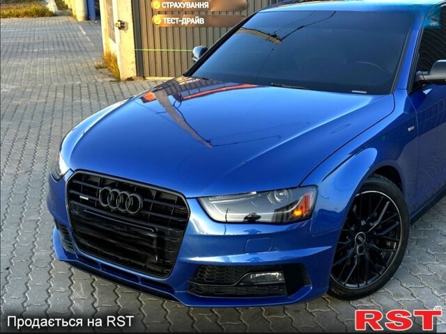 Синий Ауди А4, объемом двигателя 2 л и пробегом 165 тыс. км за 13700 $, фото 1 на Automoto.ua