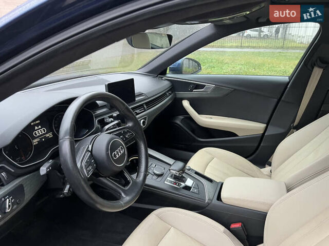 Синий Ауди А4, объемом двигателя 2 л и пробегом 220 тыс. км за 13900 $, фото 16 на Automoto.ua