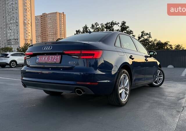 Ауди А4 2017 в Киеве на Automoto.ua Синий Ауди А4, объемом двигателя 1.98 л и пробегом 121 тыс. км за 20900 $, фото 4 на Automoto.ua