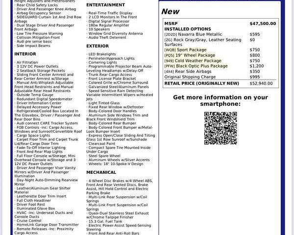 Синий Ауди А4, объемом двигателя 1.98 л и пробегом 170 тыс. км за 21999 $, фото 27 на Automoto.ua