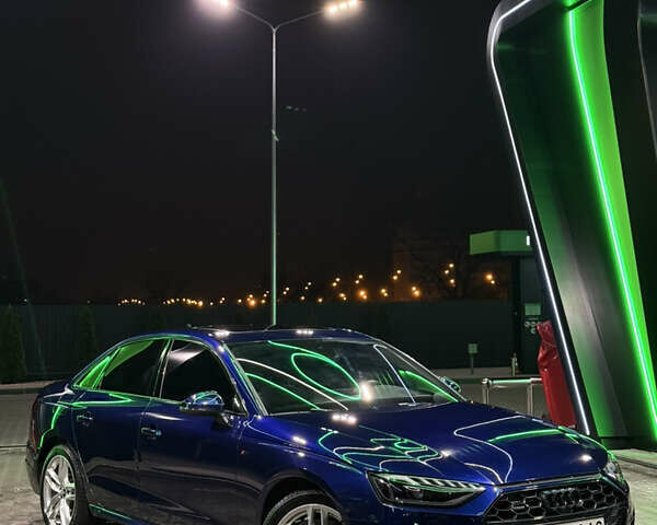 Синий Ауди А4, объемом двигателя 1.98 л и пробегом 103 тыс. км за 26900 $, фото 1 на Automoto.ua