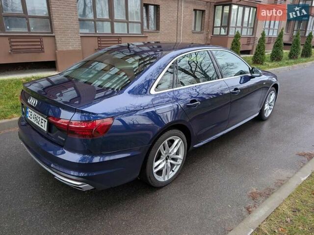Синий Ауди А4, объемом двигателя 1.98 л и пробегом 83 тыс. км за 30000 $, фото 4 на Automoto.ua