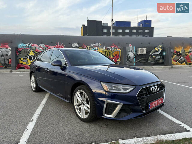 Синій Ауді А4, об'ємом двигуна 2 л та пробігом 82 тис. км за 25000 $, фото 1 на Automoto.ua