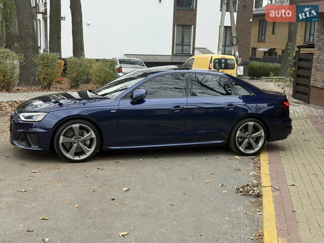 Синий Ауди А4, объемом двигателя 1.98 л и пробегом 80 тыс. км за 30500 $, фото 1 на Automoto.ua