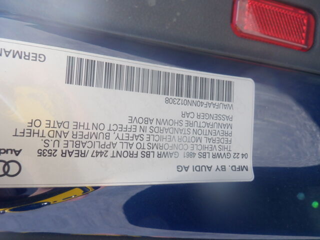 Ауди А4 2022 в Львове на Automoto.ua Синий Ауди А4, объемом двигателя 2 л и пробегом 9 тыс. км за 21900 $, фото 4 на Automoto.ua