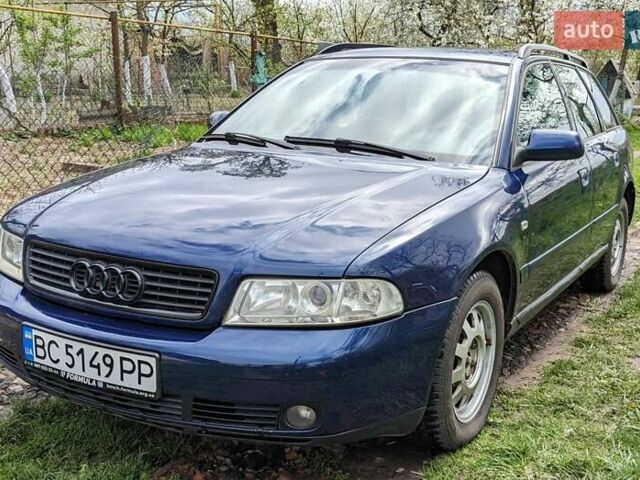 Синий Ауди А4, объемом двигателя 1.9 л и пробегом 388 тыс. км за 3900 $, фото 3 на Automoto.ua