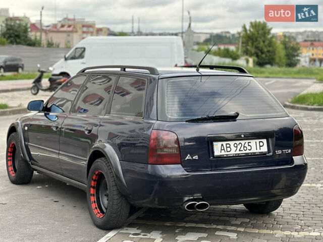 Синий Ауди А4, объемом двигателя 1.9 л и пробегом 320 тыс. км за 4850 $, фото 3 на Automoto.ua