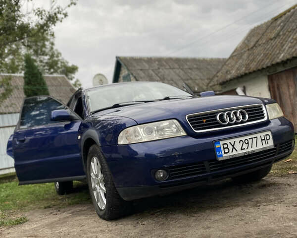 Синий Ауди А4, объемом двигателя 1.6 л и пробегом 330 тыс. км за 4500 $, фото 3 на Automoto.ua