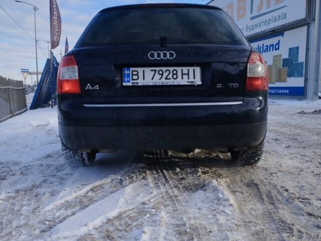 Синій Ауді А4, об'ємом двигуна 2.5 л та пробігом 340 тис. км за 2900 $, фото 5 на Automoto.ua