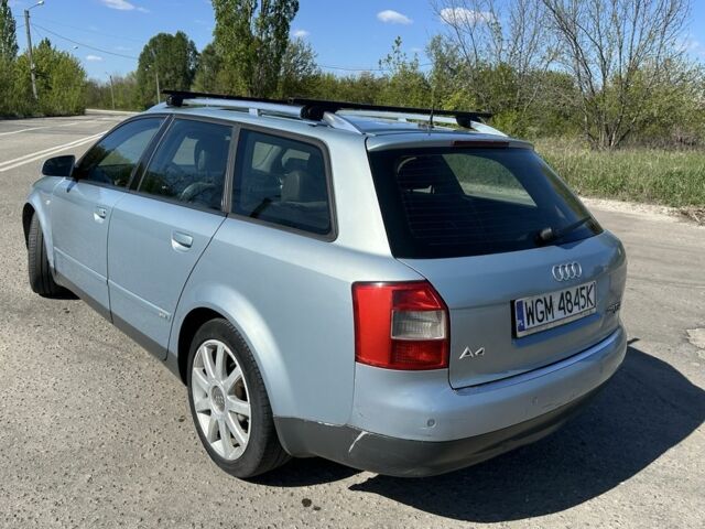 Синий Ауди А4, объемом двигателя 2.5 л и пробегом 123 тыс. км за 2500 $, фото 1 на Automoto.ua