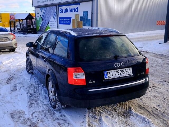 Синий Ауди А4, объемом двигателя 2.5 л и пробегом 340 тыс. км за 2900 $, фото 5 на Automoto.ua