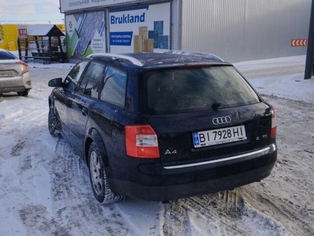Синій Ауді А4, об'ємом двигуна 2.5 л та пробігом 340 тис. км за 2900 $, фото 4 на Automoto.ua