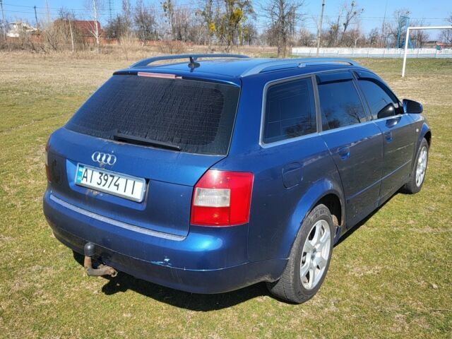 Синий Ауди А4, объемом двигателя 2.5 л и пробегом 486 тыс. км за 3500 $, фото 3 на Automoto.ua