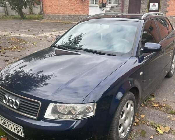 Ауді А4 2004 у Машевке на Automoto.ua Синій Ауді А4, об'ємом двигуна 1.9 л та пробігом 350 тис. км за 4900 $, фото 2 на Automoto.ua