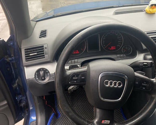 Синий Ауди А4, объемом двигателя 2 л и пробегом 270 тыс. км за 7500 $, фото 10 на Automoto.ua