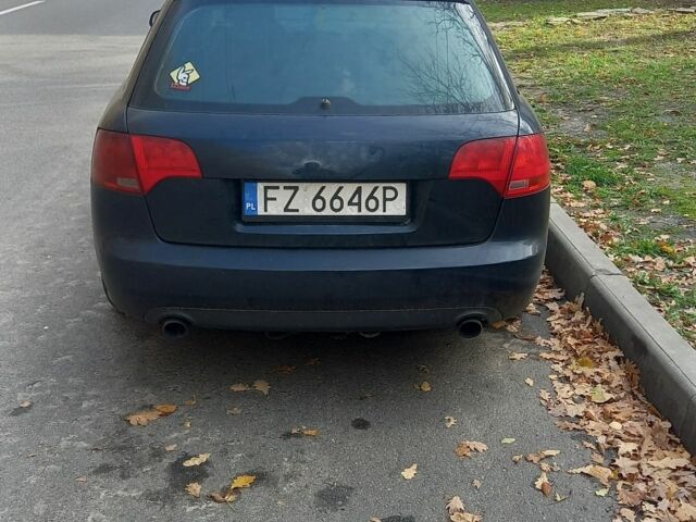 Синий Ауди А4, объемом двигателя 2 л и пробегом 313 тыс. км за 3300 $, фото 4 на Automoto.ua