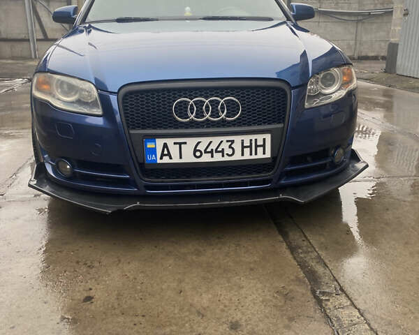 Синий Ауди А4, объемом двигателя 2 л и пробегом 270 тыс. км за 7500 $, фото 1 на Automoto.ua