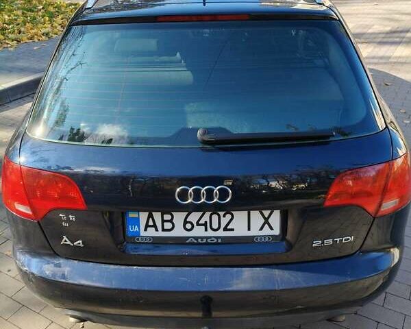 Синий Ауди А4, объемом двигателя 2.5 л и пробегом 267 тыс. км за 6700 $, фото 4 на Automoto.ua